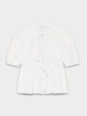 Aritzia Violette Linen Blouse